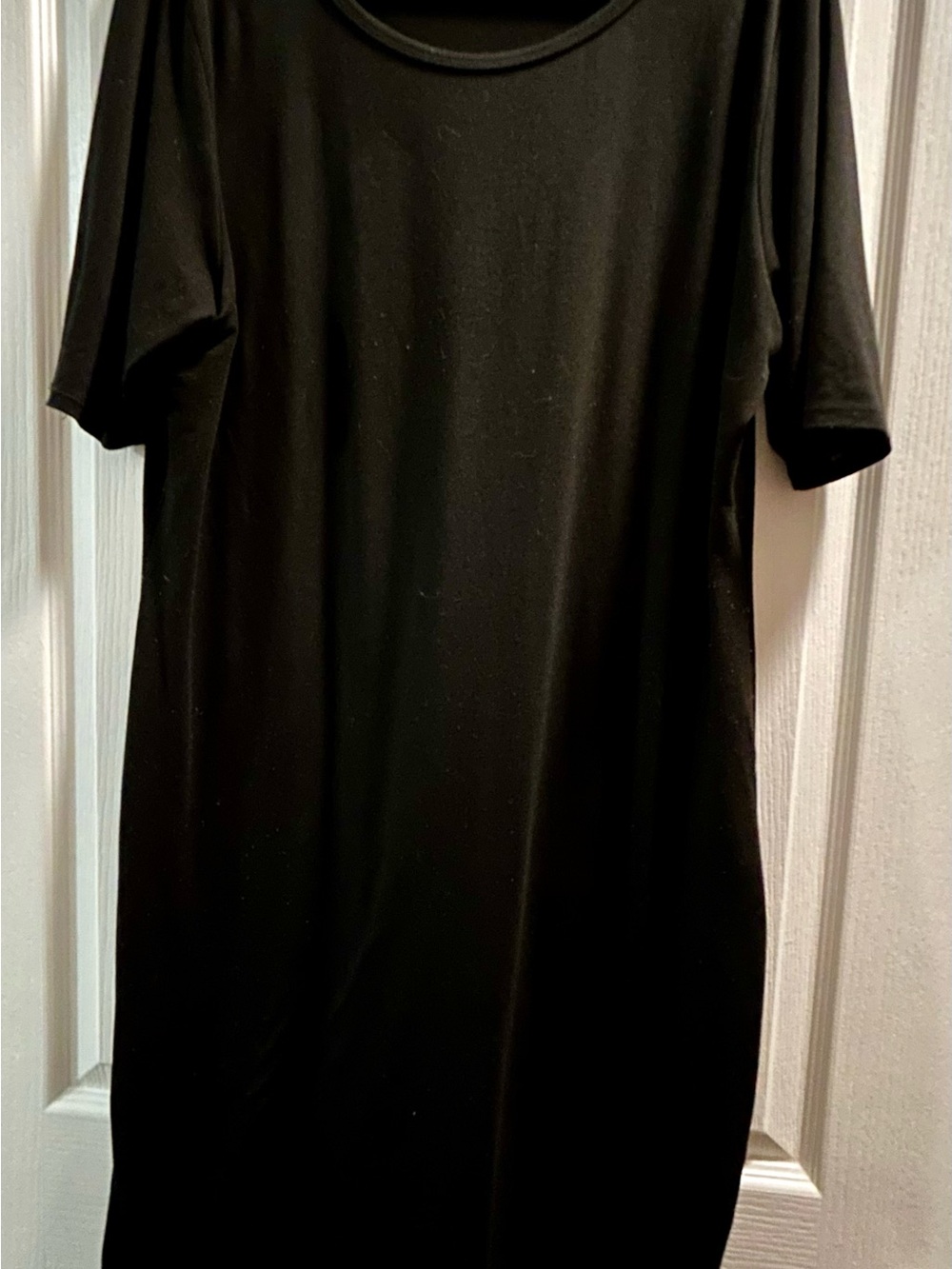 LuLaRoe Black Short-Sleeve Crew Neck dress